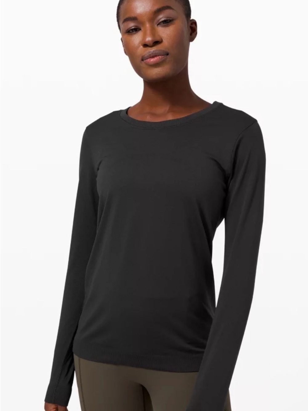 Swiftly Relaxed Long
Sleeve size 4 black